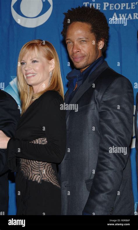 Marg Helgenberger And Gary Dourdan Backstage At The 32nd People Choice