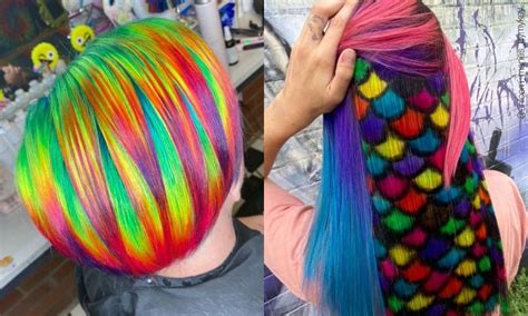 Perpaduan Warna Pelangi, 10 Trend Gaya Rambut Penuh Warna | Dailysia