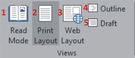 Detail Mengenal Icon Tab Menu View Dan Fungsinya Pada Microsoft Word