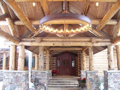If you want to add a backdrop or just a larger piece of décor to the outdoor decorations, this star is really easy to make and you can create it from scraps of wood. western rustic patio lighting fixtures | fixtures Log and ...