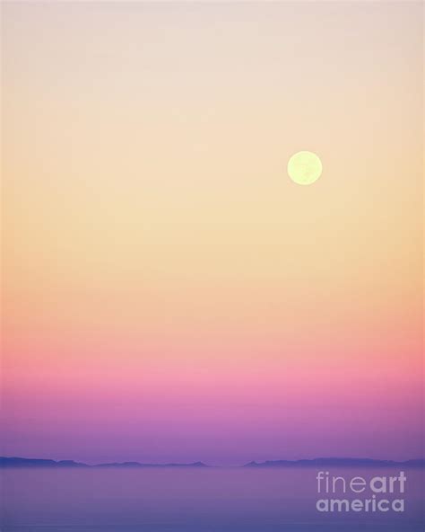Waning Gibbous Moon At Sunrise Photograph By Abigail Diane Photography