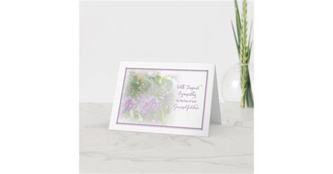 Deepest Sympathy — Loss Of Grandfather Card Zazzle