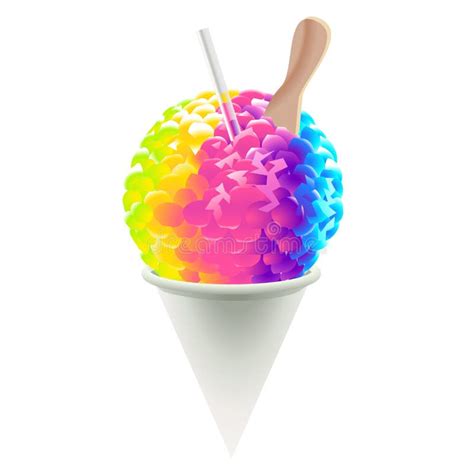 Shaved Ice Rainbow Colors Stock Illustrations Shaved Ice Rainbow Colors Stock Illustrations