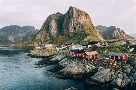 Islas Lofoten Es Un Archipiélago En El Condado De Nordland Noruega