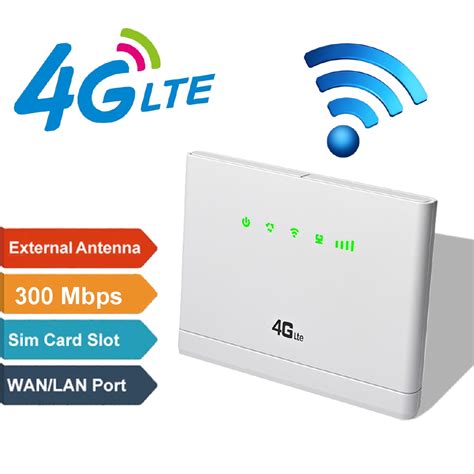 3g4g Cpe Lte Wireless Router 300mbps Mobile Hotspot Modem Sim Card
