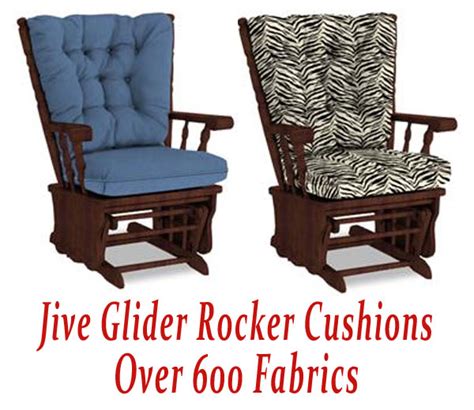 Some people don't think to check these stores. Glider Rocker Cushions for Jive Chair