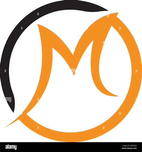 M Logo Business Template Vector Stock Vector Image & Art - Alamy