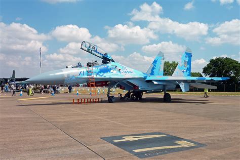 71 Blue Sukhoi Su 27ubm Ukraine Air Force 14072018 Fairf Keith