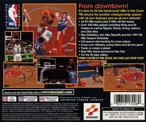 Nba In The Zone 98 1998 Box Cover Art Mobygames