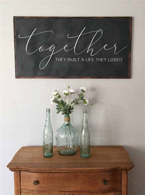 Home office /work force wall decor. And So Together They Built a Life They Loved- Valentines ...