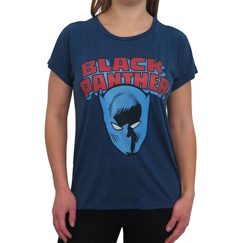 Black Panther Classic Womens Rolled Sleeve T Shirt
