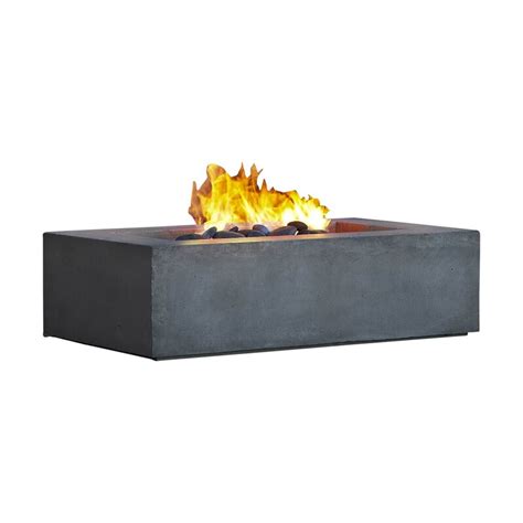 With walmart's selection of gas fire pits, staying warm and spending quality time with friends and family outdoors has never been more fun, easy and safe. Real Flame Baltic Concrete Natural Gas Fire Pit Table ...