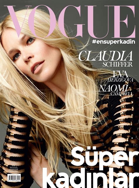 Vogues Covers Claudia Schiffer