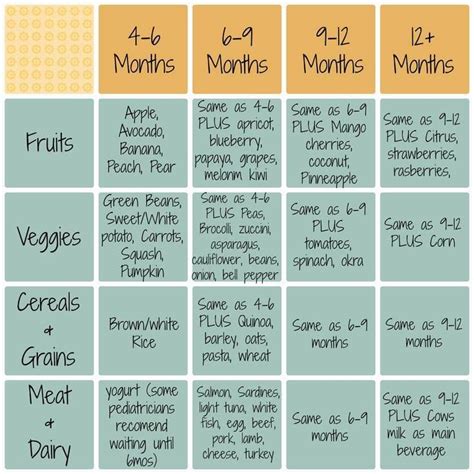 But those aren't the only benefits. Infant food introduction schedule for Baby Led Weaning ...