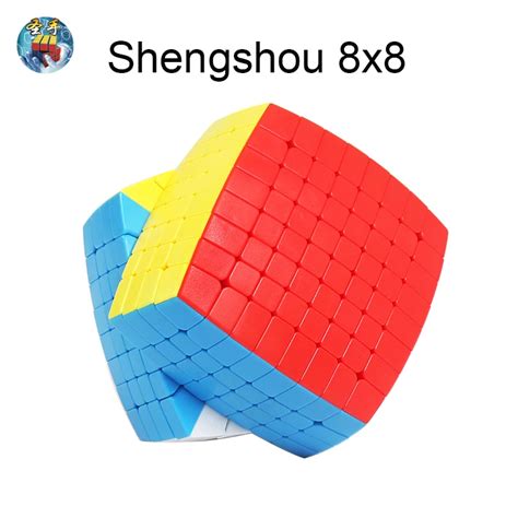 Stickerless Shengshou 8x8 Magic Cube Sengso Pillowed Speed 8x8x8 8