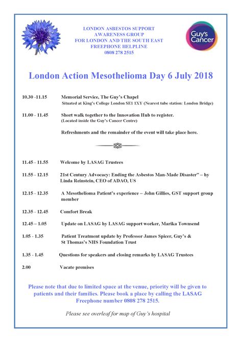 Asbestos Disease Awareness Org. Joins the London Asbestos Support