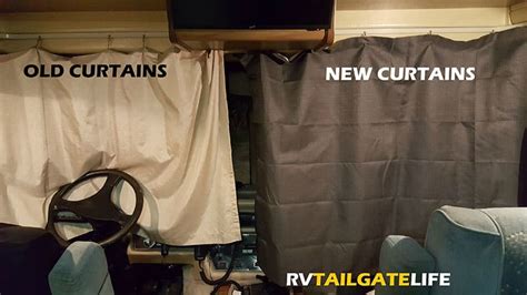 No Sew Upgrading Rv Windshield Curtains Rv Tailgate Life
