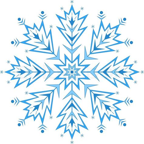 Snowflake Stock Vector Colourbox