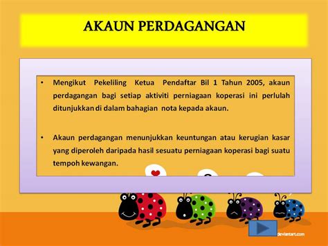 Akaun negara yang menunjukkan perubahan bersih dalam pemilikan aset untuk sebuah negara. Menariknya Perakaunan (Jom Belajar): Akaun Koperasi