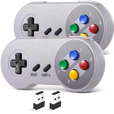 24 Ghz Wireless Usb Snes Controller For Super Classic Games Innext