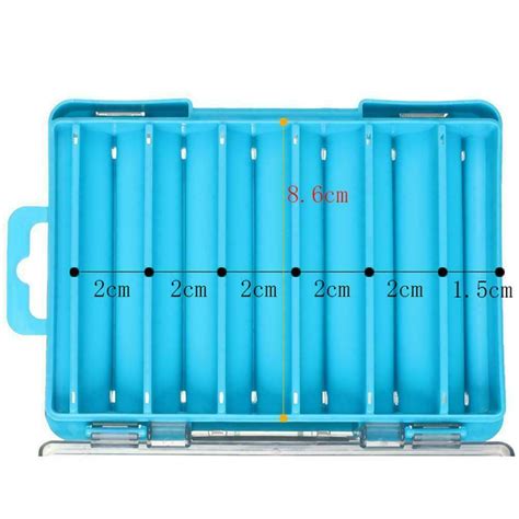 TaffSPORT Kotak Perkakas Kail Pancing Tackle Box Double Side 12 Grid