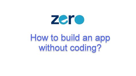 Did you know that you could build an app without having a clue about coding or design? How to build an app without coding? - YouTube
