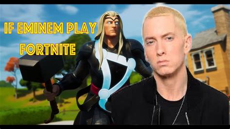 How Eminem Played Fortnite Rap God Youtube