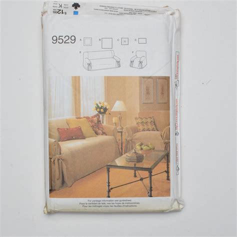 Simplicity 9529 Home Slipcover Pillow Sewing Pattern Make And Mend