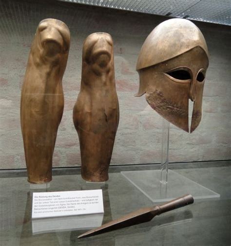 Museum Of Artifacts Ancient Armor Corinthian Helmet Greek Helmet