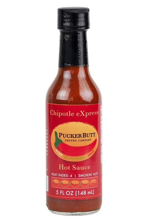 Puckerbutt Pepper Co Chipotle Express Hot Sauce Heatonist