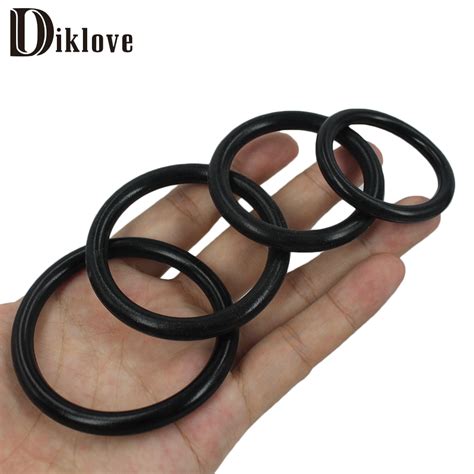 4pcs Pack Rainbow Rubber Cockring Sex Products For Man Sex Toy Silicone Delay Ring For Cock