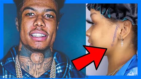 Blueface Kicks Out Girl Chrisean Rock Who Got His Name Tatted On Her