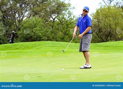 Amateur Golfers Playing A Round Of Golf As A Recreational Pursuit Editorial Photography Image