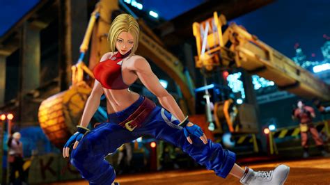 Muscular Blue Mary The King Of Fighters Xv Mods