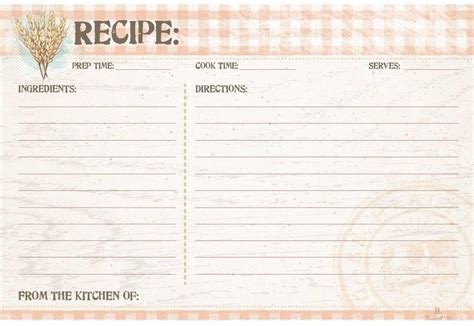 Farmhouse Collection Recipe Cards Shelburne Country Store
