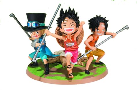 Sep158881 One Piece Luffy And Ace And Sabo Figuarts Zero Brothers Ver