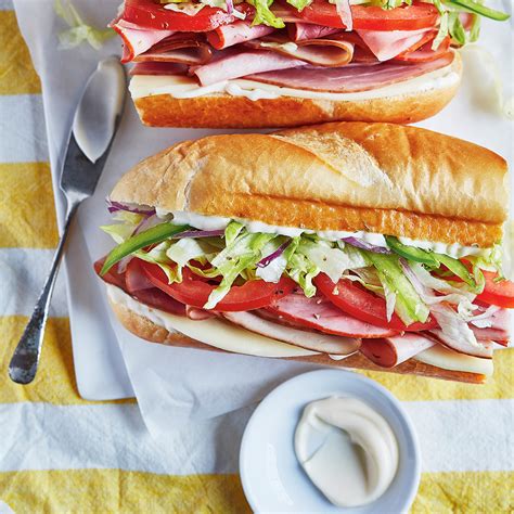 Classic Cold Cut Sub Sandwiches Recipes List