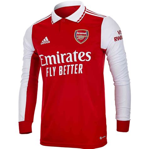 202223 Adidas Arsenal Long Sleeve Home Jersey Soccer Master
