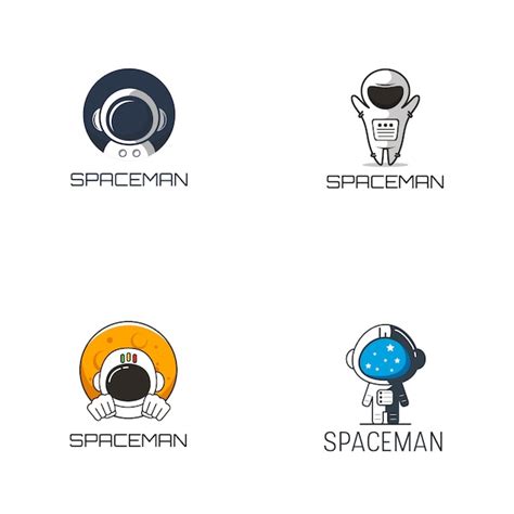 Premium Vector Spaceman Logo Design