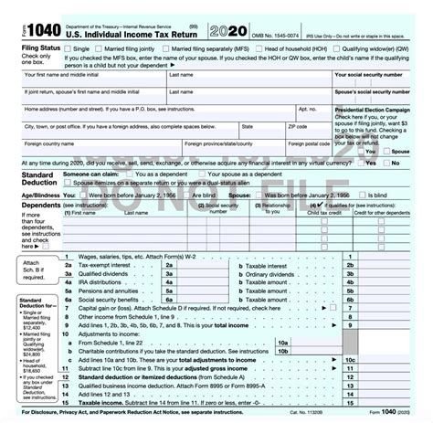 Printable Federal Income Tax Form 1040 Printable Forms Free Online