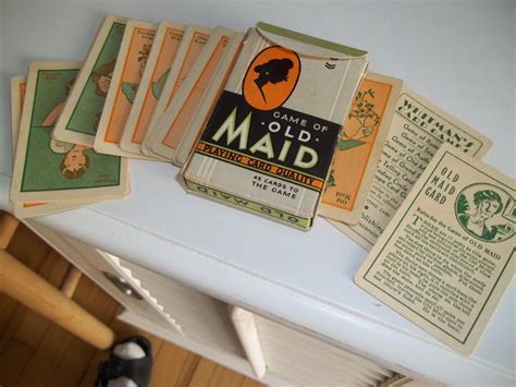 Vintage Old Maid Playing Card Game Whitman 45 Cards 1860712990