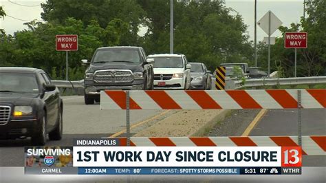 Indy Survives First Workday Commute Of Interstate 65 Downtown Closure