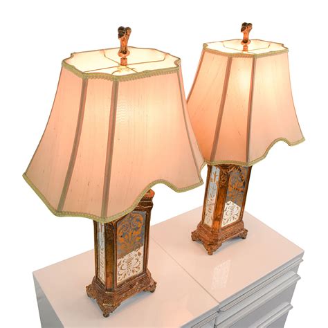 76 Off Horchow Horchow Hand Painted Table Lamps Decor