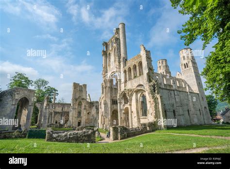 Jumieges Abbey Jumieges Normandy France Stock Photo Alamy