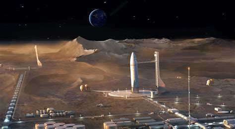 Human Mars Moon Base Alpha