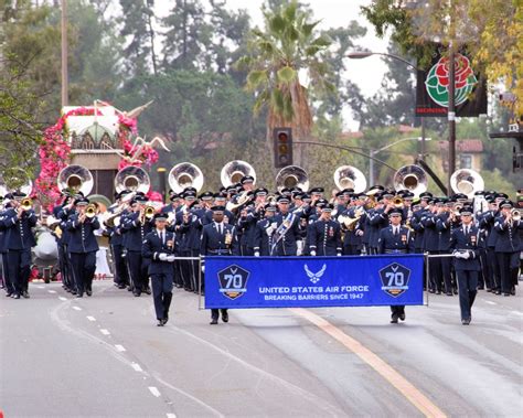 Usaf Total Force Band Plays In Rose Parade Air Force Article Display