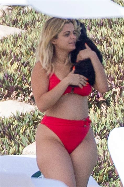 Bebe Rexha In A Red Bikini While Out Enjoying A Romantic Hot Sex Picture