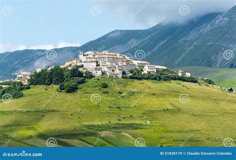 Piano Grande Di Castelluccio Italy Stock Image Image Of Hill