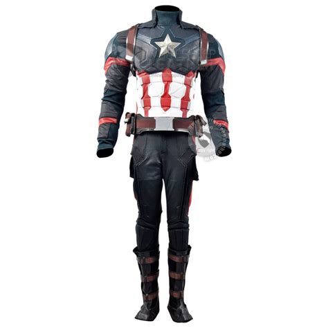 Captain America Civil War Steve Rogers Full Costume Suit Screen
