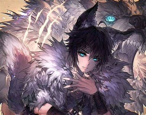 Anime Wolves Boy Wallpaper Posted By Sarah Peltier